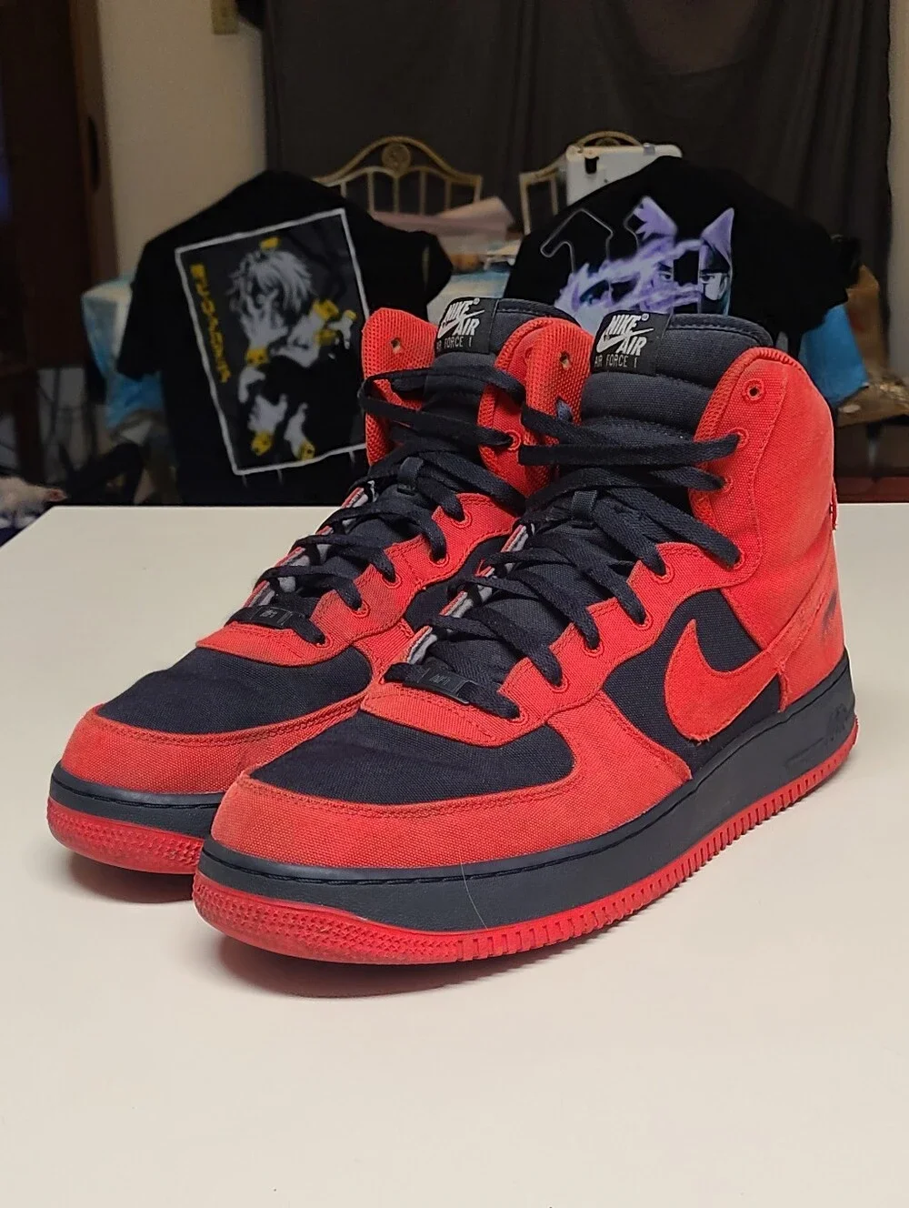 Nike Air Force 1 Hi casual canvas hi top sneakers size 13